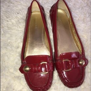 Red coach loafers